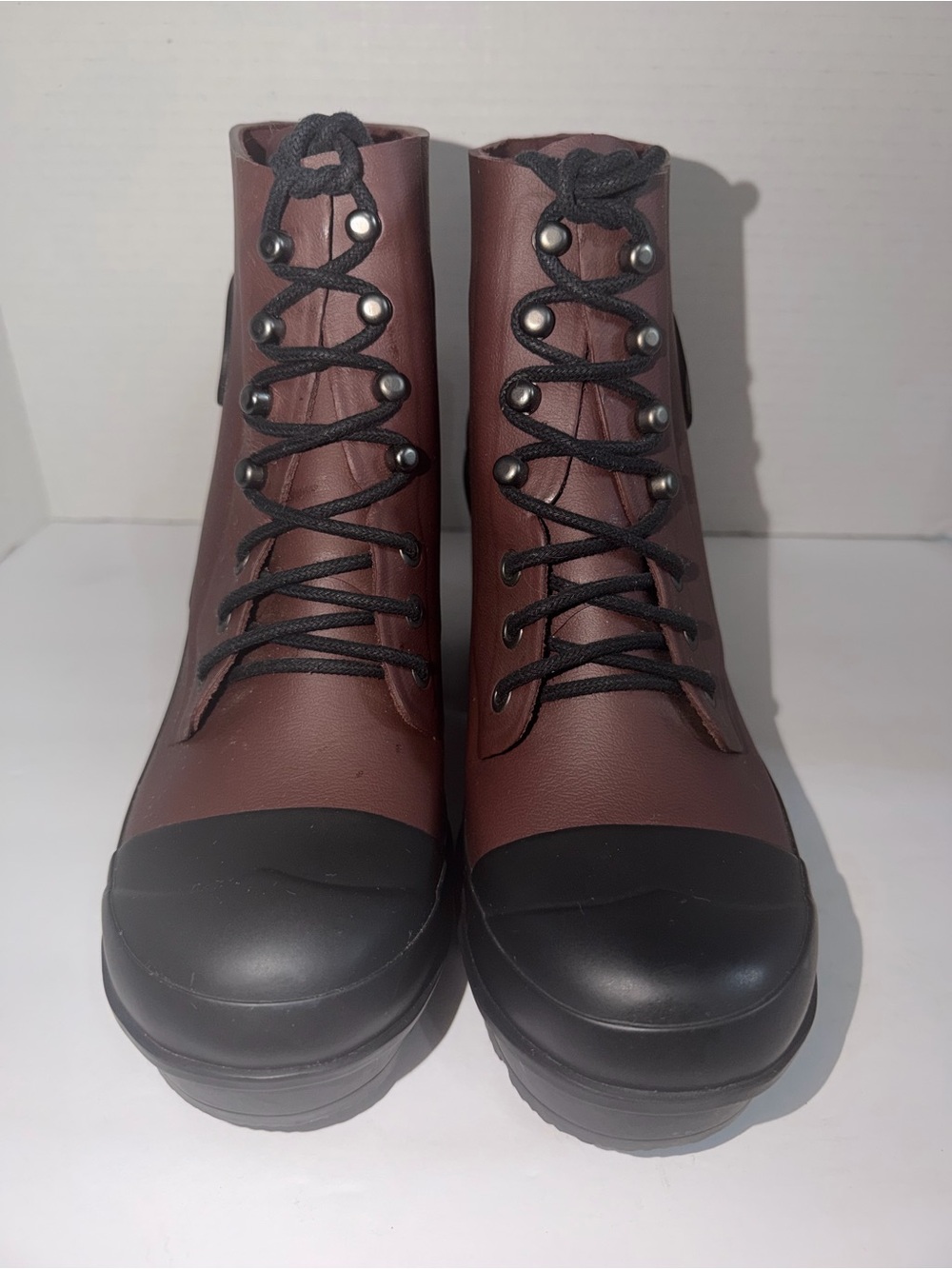 Hunter Women's Lace-Up Rain Boots -Size 10 - Picture 4 of 4